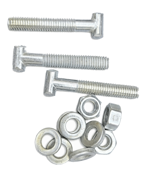 Galvanized T-Bolt Set (With Nut & Washer)